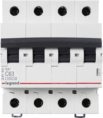 Legrand 419747 Rx3 Авт.Выкл. 4,5ka 63а 4п C