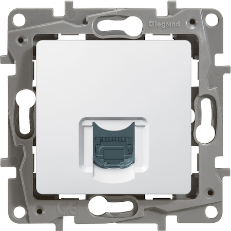 Legrand 672253 Роз RJ45 6 UTP БЕЛ ETIKA