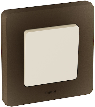 Legrand 673939 Рамка 1п БРН INSPIRIA