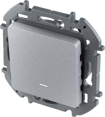 Legrand 673662 Перекл 1к с подс АЛЮ INSPIRIA