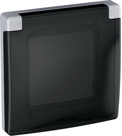 Legrand 673922 Рамка 1п IP44 АЛЮ INSPIRIA