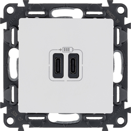 Legrand 753107 Vln-l БЕЛ Зарядка USB C-C