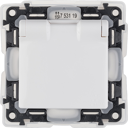 Legrand 753119 VLN-l БЕЛ Роз 2К+З с/штор IP44