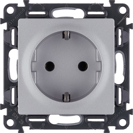Legrand 753625 VLN-l АЛЮ Розетка 2К+З, винт