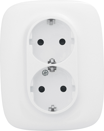 Legrand 753726 VLN-a БЕЛ Роз 2-я 2К+З с/штот