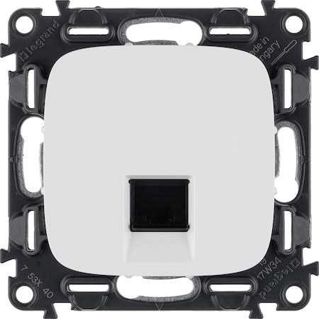 Legrand 753740 VLN-a БЕЛ Розет RJ45 Cat5e UTP