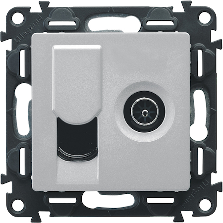 Legrand 754832 VLN-l АЛЮ Накл Роз TV+RJ45