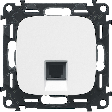 Legrand 755415 VLN-a БЕЛ Накл Роз RJ11,RJ45