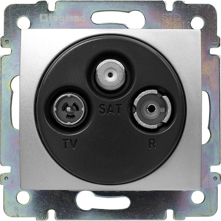 Legrand 770135 Розетка TV-FM-SAT 1.5dB звезда АЛМ VLN