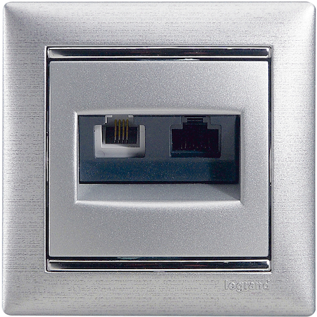 Legrand 770280 ValenaRJ11/RJ45 UTP кат.6 ал