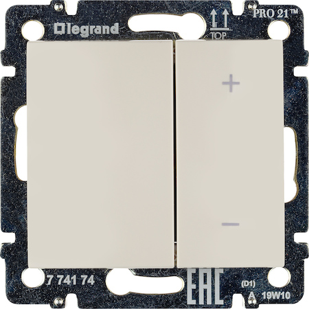 Legrand 774174 Светорегулятор 4кноп 600Вт СЛНК VLN