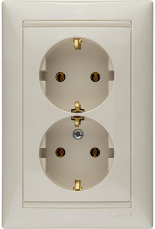 Legrand 774370 Розетка 2X2К+З в сборе СЛНК VLN