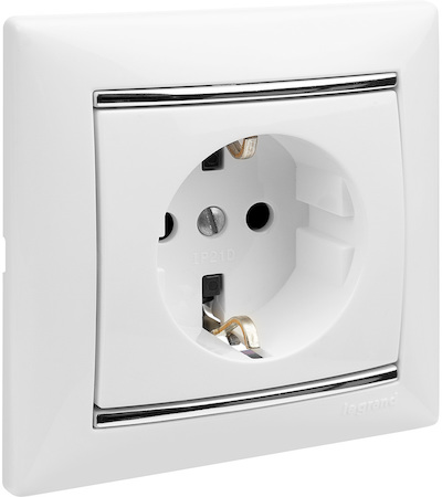 Legrand 774420 Розетка 2К+З БЕЛ VLN