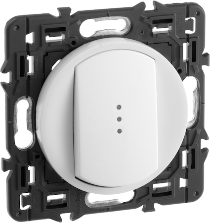 Legrand SET-1-067001-22 Celiane - выключатель с подсветкой - белый