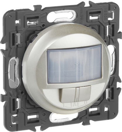 Legrand SET-1-067026-03 Celiane - датчик движения двухпроводный 250 Вт без нейтрали с функцией ручного управления,  - титан