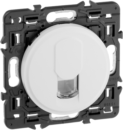Legrand SET-1-067340-03 Celiane Розетка телефонная RJ11 Белый