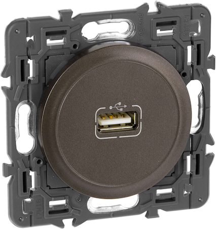 Legrand SET-1-067352-01 Celiane - розетка USB, - графит