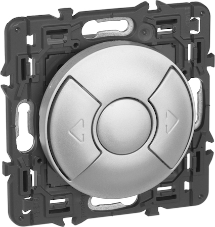 Legrand SET-1-067602-04 Celiane - выключатель кнопочный для жалюзи/штор/тента  - титан