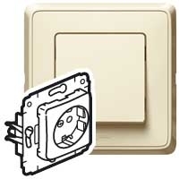 Legrand 773720 Роз. 2к+З, Нем. Стандарт, Сл.К