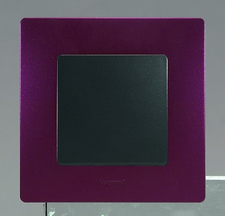 Legrand 096707 Рамка 1пост Цвет Сливовый Etik