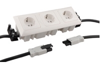 Legrand 8505043 Creo wcd 3-voud GWO2x1m FC wit