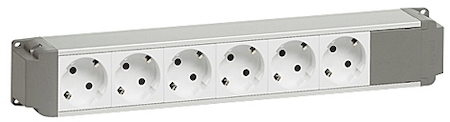 Legrand 653402 Tafelcontactdoos 6x2P+a steekklem