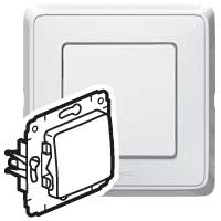 Legrand 773606 Переключатель 2напр БЕЛ CAR