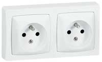 Legrand 086076 Oteo Роз.2К+З 2п. в компл.