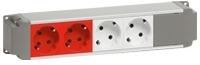 Legrand 653405 TCD 2x2P+a 2x2P+a pol steek
