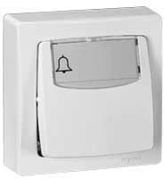 Legrand 086009 Oteo Выкл.кн.с держ.этикет.