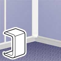 Legrand 033646 DLPLНакладка на стык Н12,5 бел