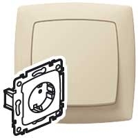 Legrand 774621 Розетка 2К+З шт СЛНК SUNO