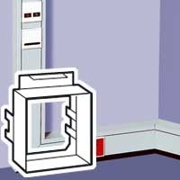 Legrand 030784 Mosaic Суппорт д/к-к (30710)2М