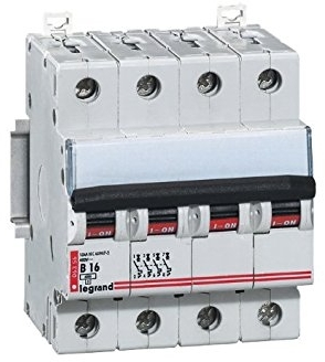 Legrand 003497 Авт.Выкл. DX 4П C40A 6kA