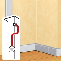 Legrand 011188 Aarddraad voor alu snap-on wandgoot