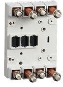 Legrand 026554 DPX630 Основан.3п подкл.сзади.