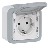 Legrand 069730 FRAP SCHUKOSTECKDOSE GR