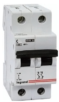 Legrand 604818 Авт.Выкл. LR 2П C10A 6kA