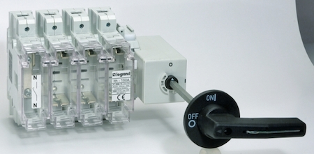 Legrand 605110 SPX-DВыкл-разъед.с пл.вс3P+N 160A NH00