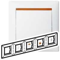 Legrand 774265 Рамка 5п гор Бел/Янт Valena