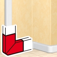 Legrand 010651 Угол Вертикальный