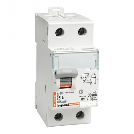 Legrand 008909 Диф.Выкл. DX 2П 25A 30MA -AC