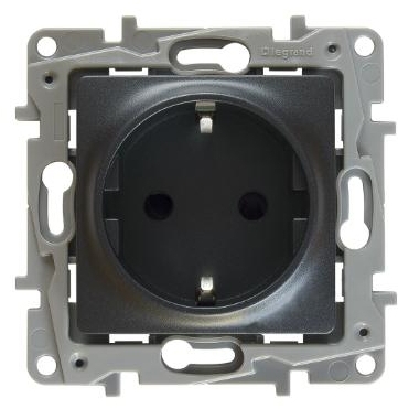 Legrand 672631 Розетка 2К+З авт шт АНТ ETIKA
