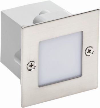 Lena Lighting 450716 LL LED DECOSQUARE Светильник встраиваемый, серебро, 2w, 9xLED, IP65