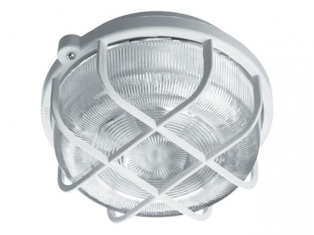 Lena Lighting 304064 LL Round 1x100W E27 Светильник накладной белый (пласт.реш.) IP44