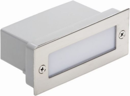 Lena Lighting 450723 LL LED DECOSQUARE Светильник встраиваемый, серебро, 2w, 12xLED, IP65