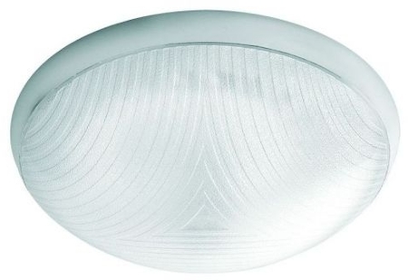 Lena Lighting 140235 LL Camea 1x75W E27 Светильник накладной белый (ударопр.прозрач.плафон) IP44
