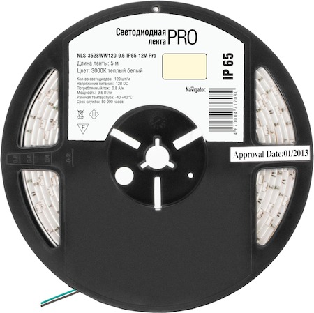 71708 СД Лента Navigator 71 708 NLS-3528WW120-9.6-IP65-12V-Pro R5