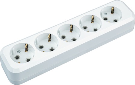 61588 Колодка Navigator 61 588 NCA-BL01-05-E-WH 5гн с/з АБС пластик