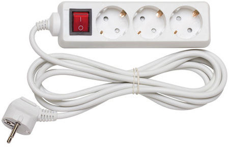 94194 Удлинитель Navigator 94 194 NPE-S-03-1000-ESC-3x1 с/з с выкл. 3 гн. 10м